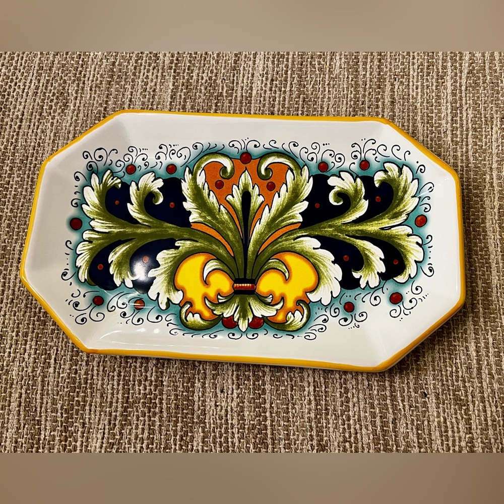 Nova Deruta Ceramic Appetizer Plate/Tray